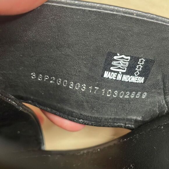 ECCO Women's Touch Plateau Platform Slide Sandal 38 Black - Picture 12 of 13